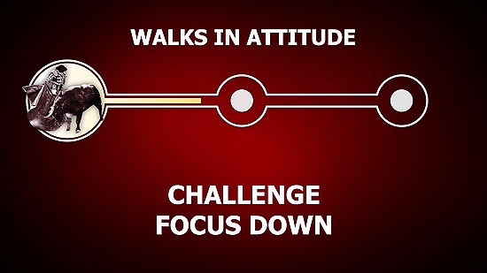1) Walks in attitude